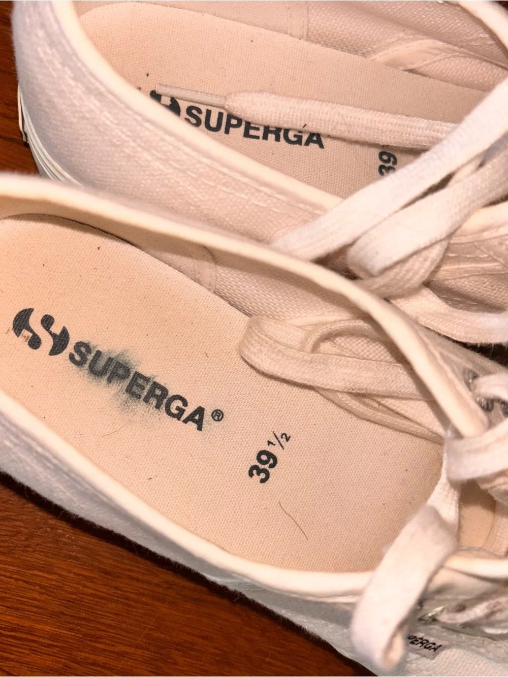 Superga 2790 White Platform Sneakers EU 39.5